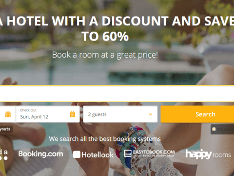 hotels reservation main page